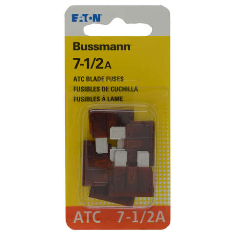 Bussmann 7.5 amps ATC Brown Blade Fuse 5 pk