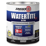 Zinsser WaterTite Bright White Smooth Water-Based Acrylic Copolymer Waterproofing Paint 1 qt