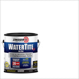 Zinsser WaterTite White Smooth Waterproofing Paint 1 gal, Pack of 2
