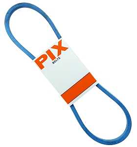 PIX B63K Fractional Horsepower V-Belt, 66 in Outside Circumference, 5/8 in W, 11/32 in Thick, Blue