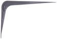 ProSource 21139PGL-PS Shelf Bracket, 95 lb/Pair, 8 in L, 6 in H, Steel, Gray, Pack of 20