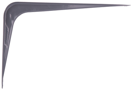 ProSource 21139PGL-PS Shelf Bracket, 95 lb/Pair, 8 in L, 6 in H, Steel, Gray, Pack of 20