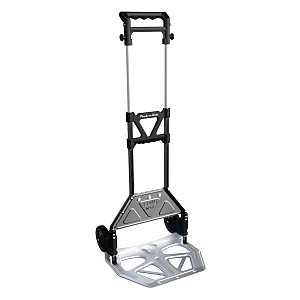 Olympia Tools PACK-N-ROLL Series 85-609 Folding Cart, 150 lb, 15-1/4 in OAW, 11 in OAH, Aluminum