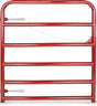 Tarter 2RG4 Bull Gate, 4 ft W Gate, 52 in H Gate, Steel Frame, Red