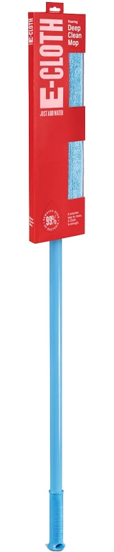 e-cloth 10620 Deep Clean Mop, Aluminum, Blue/Silver