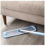 e-cloth 10620 Deep Clean Mop, Aluminum, Blue/Silver