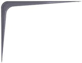 ProSource 21140PGL-PS Shelf Bracket, 110 lb/Pair, 10 in L, 8 in H, Steel, Gray, Pack of 20