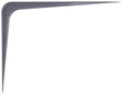 ProSource 21140PGL-PS Shelf Bracket, 110 lb/Pair, 10 in L, 8 in H, Steel, Gray, Pack of 20