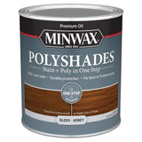 Minwax PolyShades Semi-Transparent Gloss Honey Oil-Based Stain/Polyurethane Finish 1 qt, Pack of 4