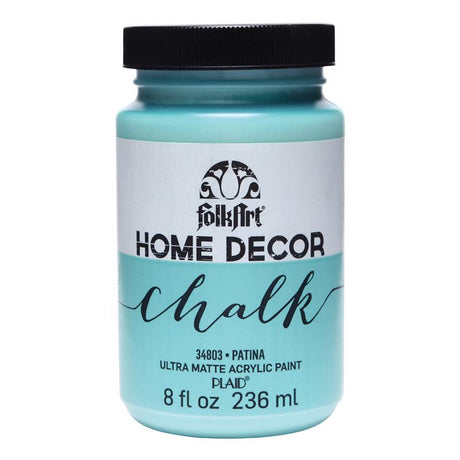 Plaid FolkArt Flat Chalky Finish Patina Hobby Paint 8 oz, Pack of 3