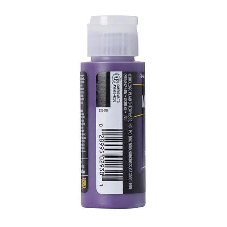 Plaid FolkArt Satin Eggplant Hobby Paint 2 oz, Pack of 3
