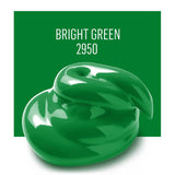 Plaid FolkArt Satin Bright Green Hobby Paint 2 oz, Pack of 3