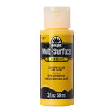 Plaid FolkArt Satin Moon Yellow Hobby Paint 2 oz, Pack of 3