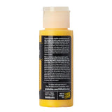 Plaid FolkArt Satin Moon Yellow Hobby Paint 2 oz, Pack of 3