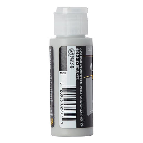 Plaid FolkArt Satin Steel Gray Hobby Paint 2 oz, Pack of 3