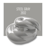 Plaid FolkArt Satin Steel Gray Hobby Paint 2 oz, Pack of 3