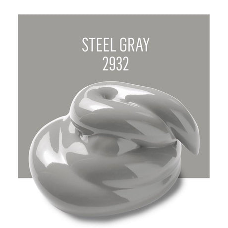 Plaid FolkArt Satin Steel Gray Hobby Paint 2 oz, Pack of 3