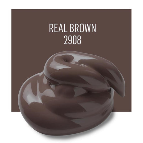 Plaid FolkArt Satin Real Brown Hobby Paint 2 oz, Pack of 3