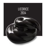 Plaid FolkArt Satin Licorice Hobby Paint 2 oz, Pack of 3