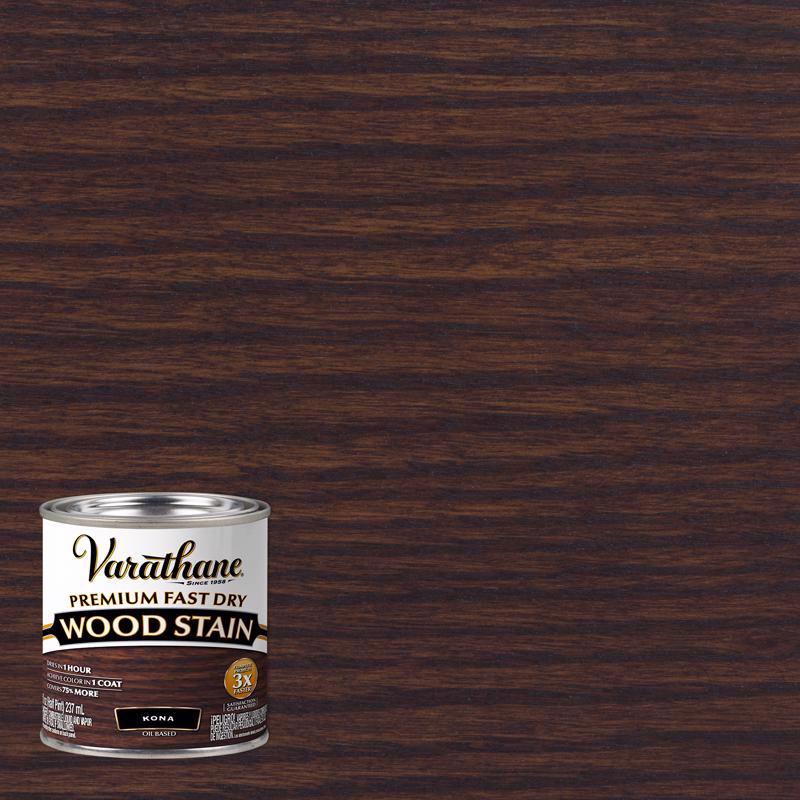 Varathane Premium Kona Oil-Based Fast Dry Wood Stain 1/2 pt