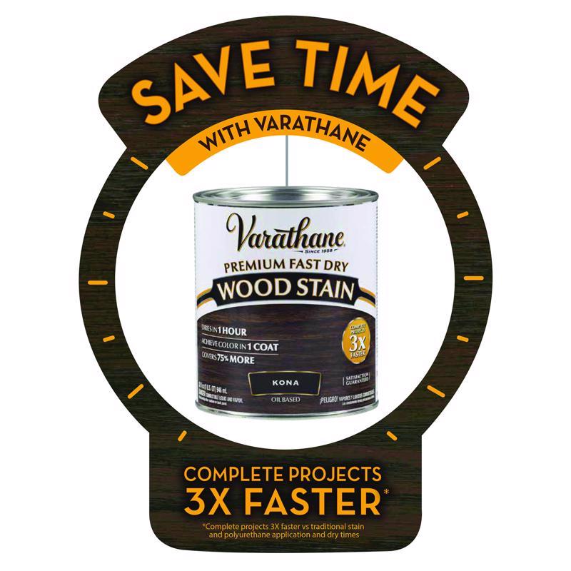 Varathane Premium Early American Oil-Based Fast Dry Wood Stain 1/2 pt