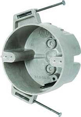 fiberglassBOX 9351-NK Ceiling Box, Nail Mounting, 4 in W, 4 in D, 2-7/16 in H, Thermoset Fiberglass, Beige/Tan