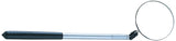General 70557 Inspection Mirror, Round Mirror, 2-1/4 in Dia Mirror, Glass Mirror, 14-3/4 in OAL
