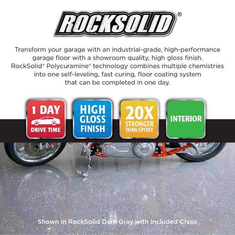 Rust-Oleum RockSolid Mocha Epoxy Garage Floor Coating Kit 76 oz