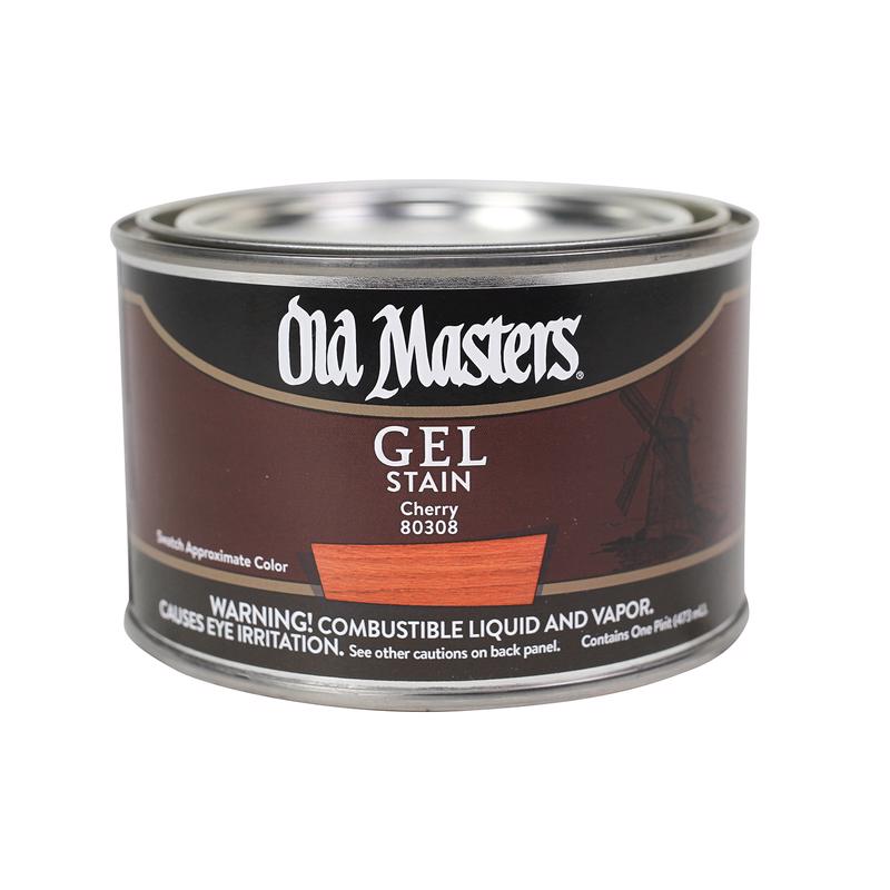 Old Masters 80308 Gel Stain, Clear, Liquid, 1 pt, Can, Pack of 4