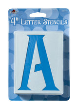 Plaid 4 in. Card Stock Letters Stencil 48 pk, Pack of 3