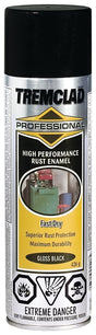 Tremclad 5707579838 Rust Preventative Spray Paint, Gloss, Black, 426 g, Can