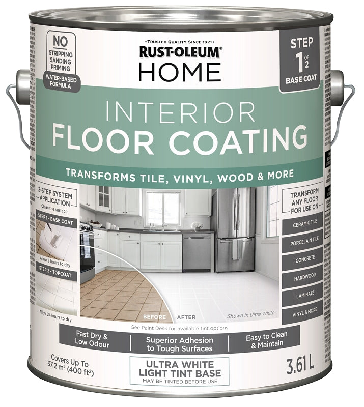 Rust-Oleum 355962 Paint Coating, Ultra White, 3.61 L