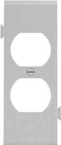 Eaton Wiring Devices STC8W Sectional Wallplate, 4-1/2 in L, 2-3/4 in W, 1 -Gang, Polycarbonate, High-Gloss