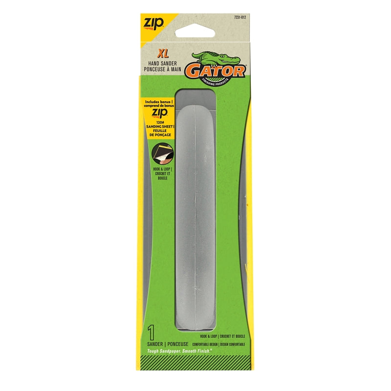 Gator ZipXL Series 7231-012 Hand Sander, 11-1/2 in L x 3-1/2 in W Dimensions