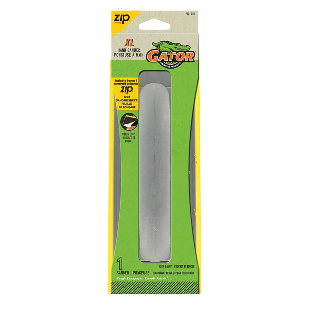 Gator ZipXL Series 7231-012 Hand Sander, 11-1/2 in L x 3-1/2 in W Dimensions