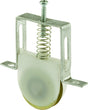 Prime-Line B 617 Adjustable Roller Assembly, Bottom Mounting, 1 in Dia Roller, 1/4 in W Roller, Steel Roller, 3/8 in W
