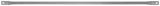 Metaltech M-MGR5 Guard Rail, 60 in Dimensions, Galvanized