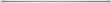 Metaltech M-MGR7 Guard Rail, 84 in Dimensions, Galvanized