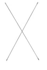 METALTECH M-MC48120 Cross Brace, Galvanized