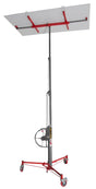 Metaltech I-BMDPL Drywall and Panel Hoist, 200 lb, Plastic/Steel, Gray/Red, 60-1/4 in L, 48-3/4 in W, 58-1/4 in H
