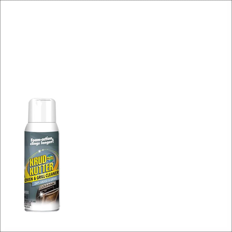 Krud Kutter 298478 Oven and Grill Cleaner, 12 oz, Aerosol Can, Liquid, Mild, Clear, Pack of 6