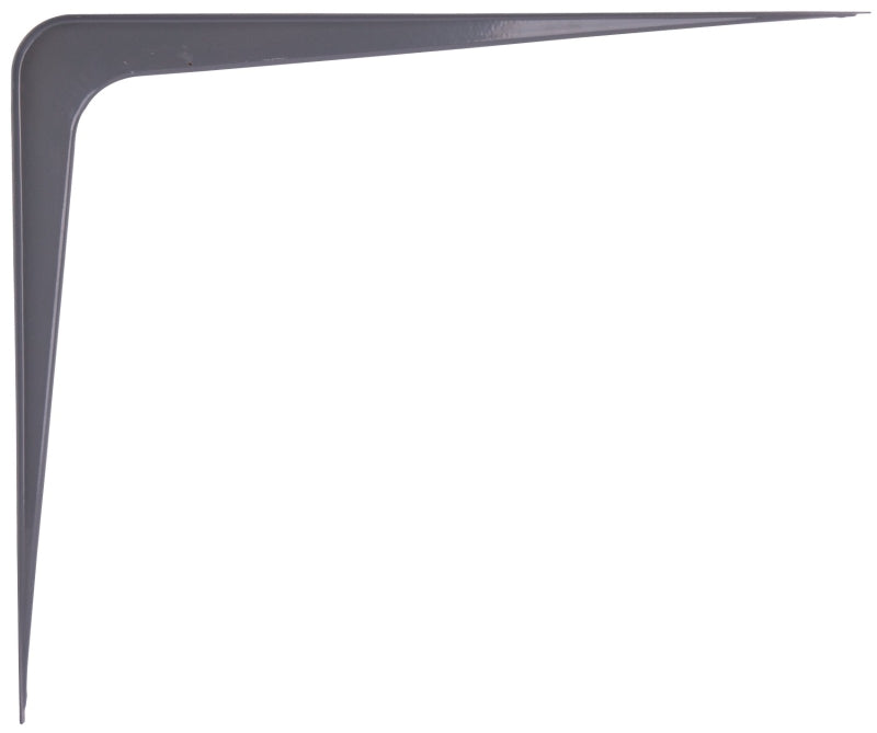 ProSource 21142PGL-PS Shelf Bracket, 170 lb/Pair, 14 in L, 12 in H, Steel, Gray, Pack of 20