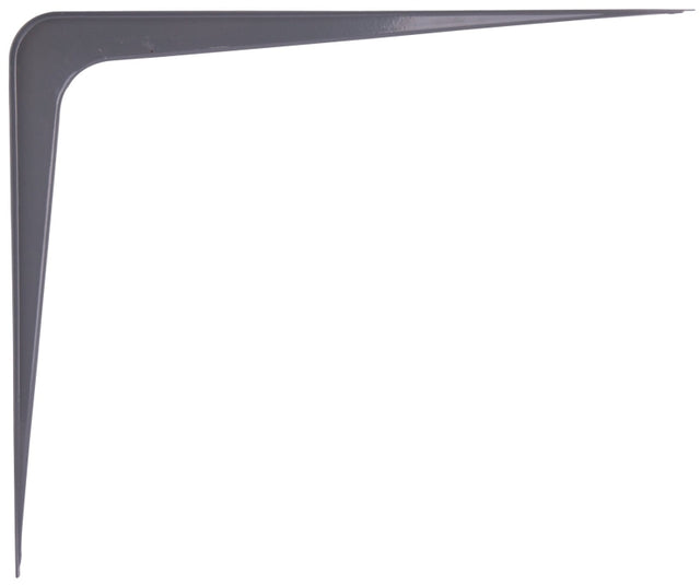 ProSource 21142PGL-PS Shelf Bracket, 170 lb/Pair, 14 in L, 12 in H, Steel, Gray, Pack of 20