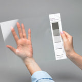 SureSwatch 9 in. W X 12 in. L Clear Plastic Paint & Stick Paint Samples, Pack of 50