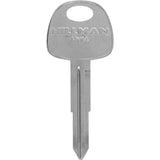 HILLMAN House/Office Universal Key Blank Double For Hyundai, Pack of 10