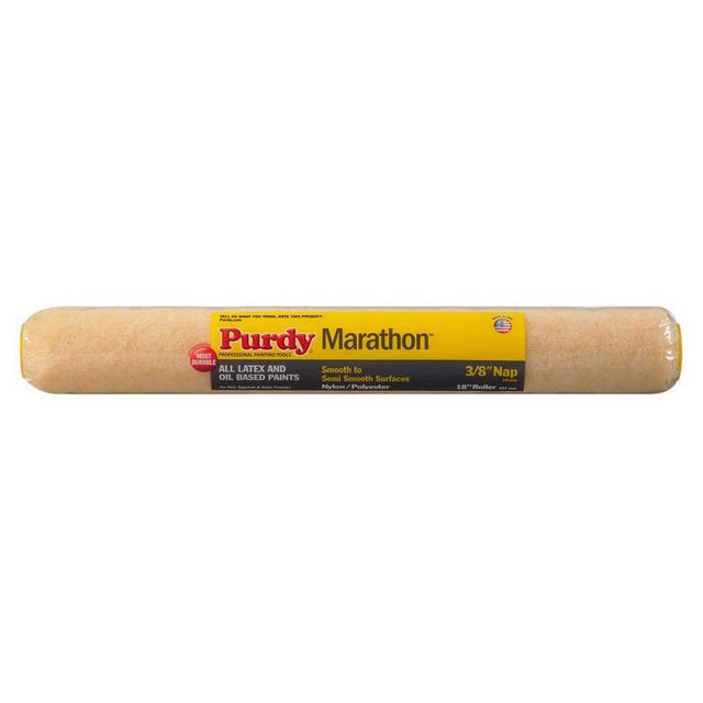 Purdy Marathon Nylon/Polyester 18 in. W X 3/8 in. Paint Roller Cover 1 pk, Pack of 6