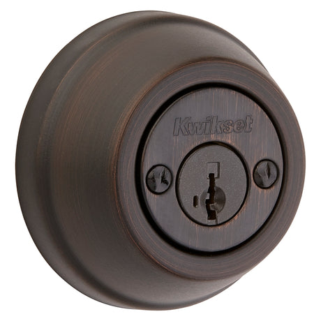 Kwikset 78511PSMTRCAL/RCS Deadbolt, 2 Grade, Keyed Alike Key, Steel, Venetian Bronze, 2-3/8, 2-3/4 in Backset