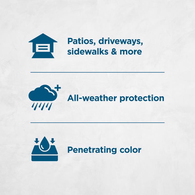 Valspar Semi-Transparent Tintable Base Concrete Stain 1 gal, Pack of 4