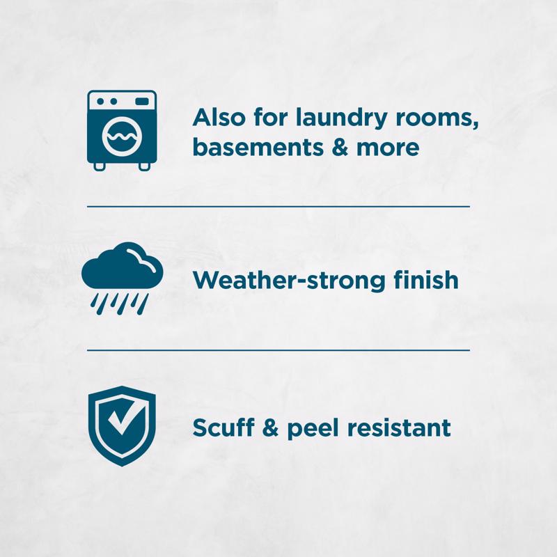 Valspar Porch, Floor & Patio Gloss Base 4 Floor Paint 1 gal, Pack of 4