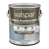 Valspar Porch, Floor & Patio Satin Base 2 Floor Paint 1 gal, Pack of 4